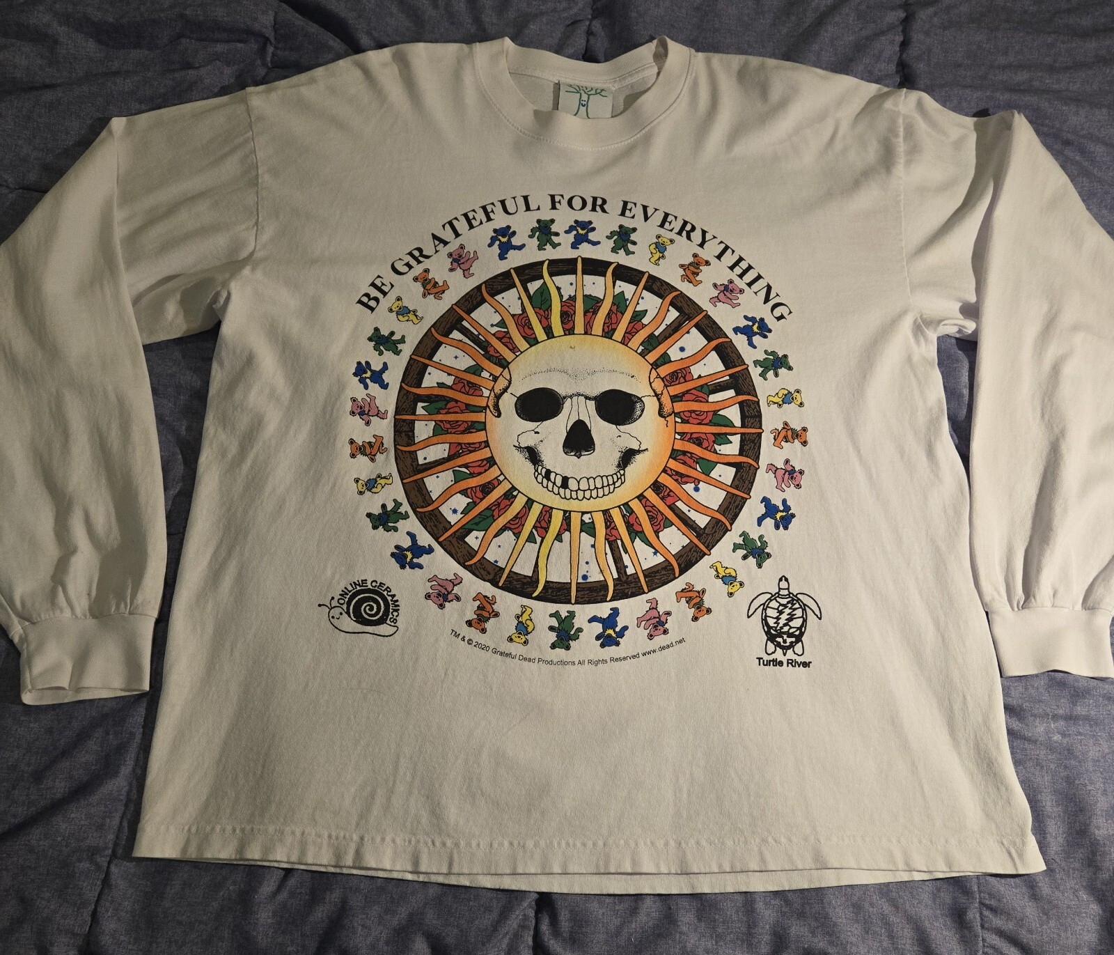 2020 Grateful Dead XL Online Ceramic Turtle River Long Sleeve