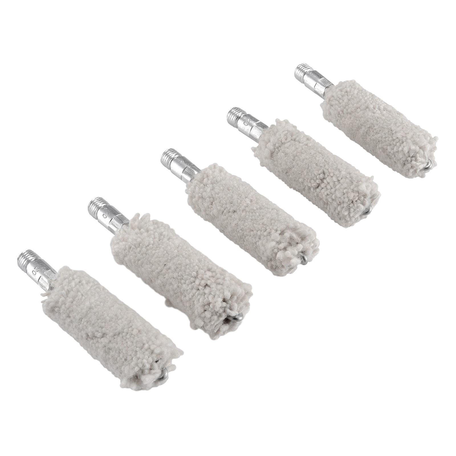 5 Pcs Shotgun 20 Gauge 5/16-27 Thread Cleaning Cotton Mop Long Brush 3" Length