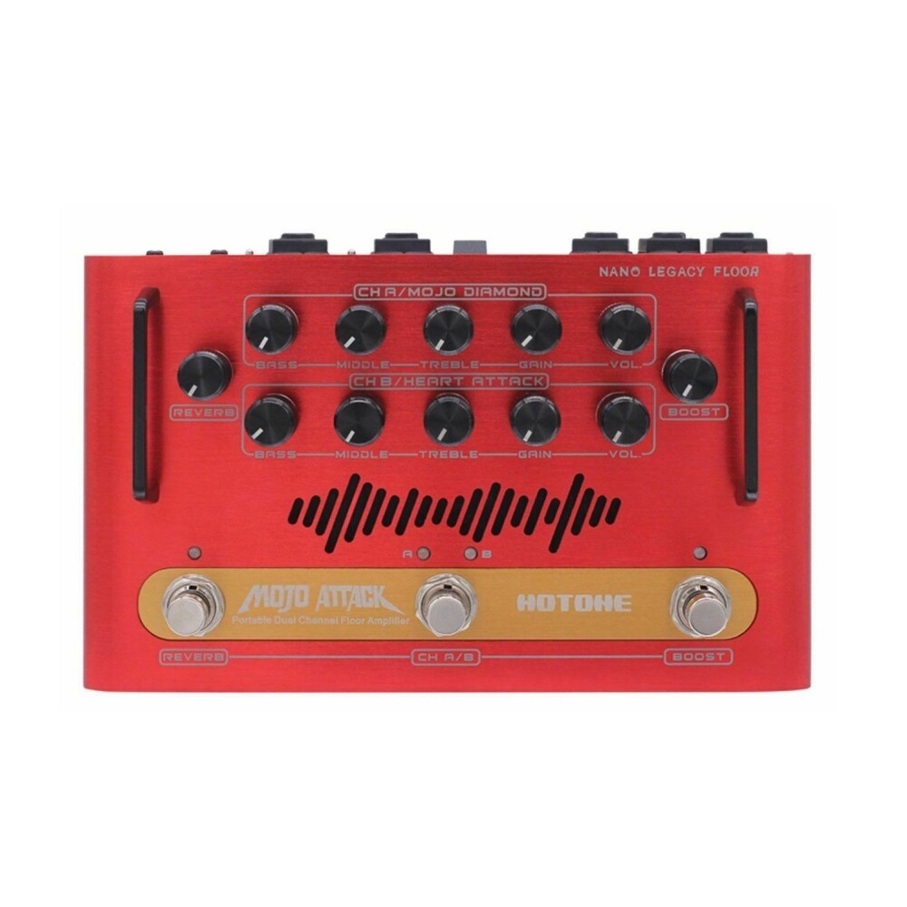 HOTONE MOJO ATTACK Portable Dual Channel Floor Amplifier Pedal