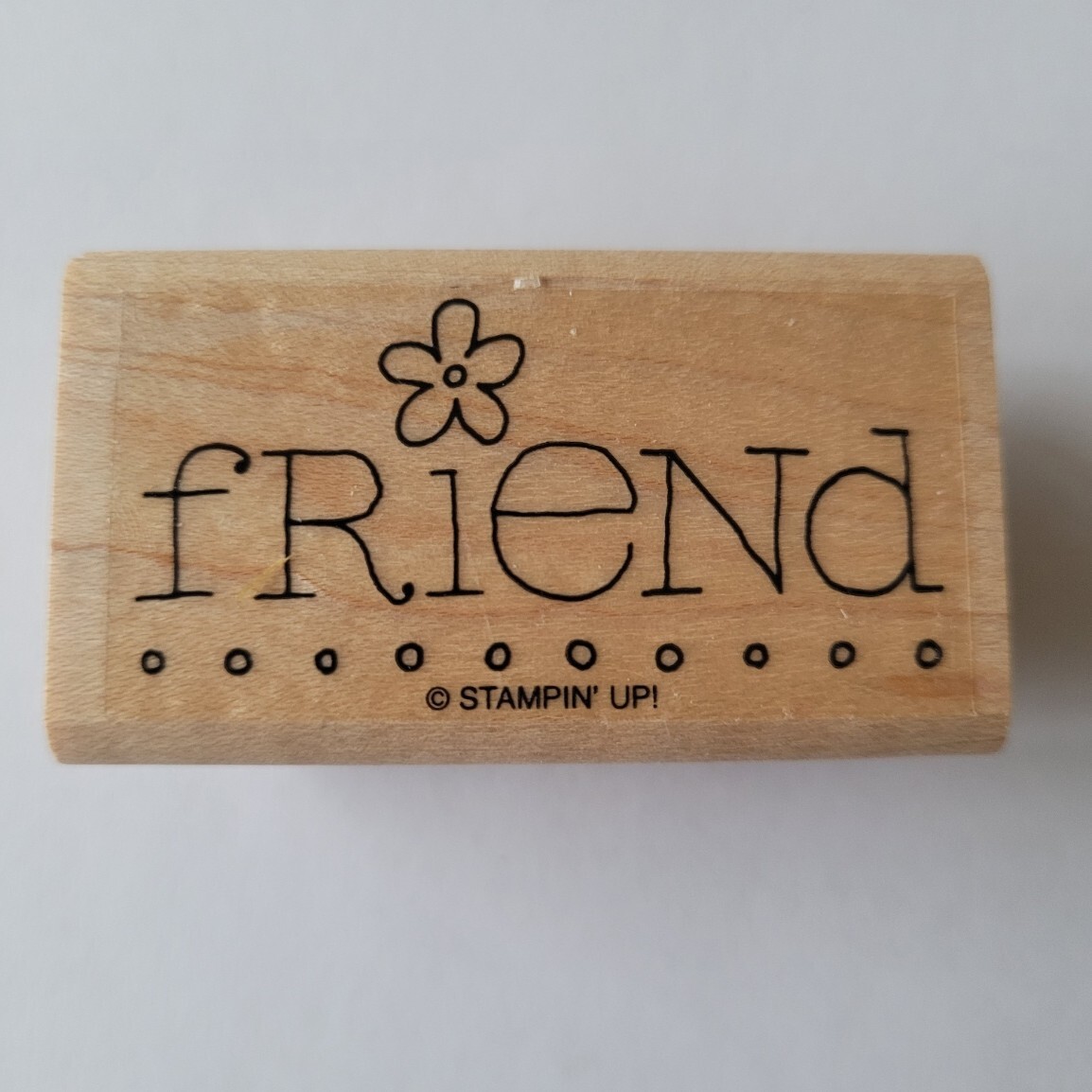 Friend Mounted Rubber Stamp Stampin Up