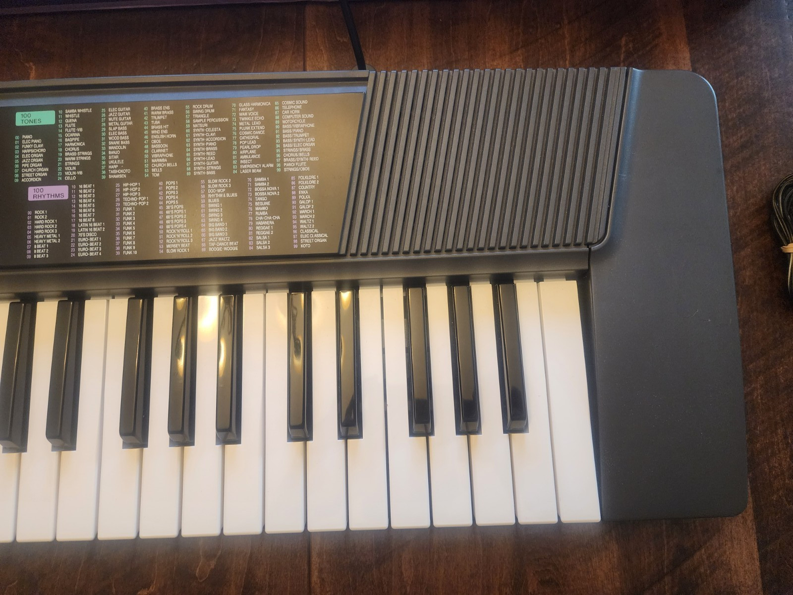 CASIO CTK-100 Portable Beginners Keyboard With AC Adapter