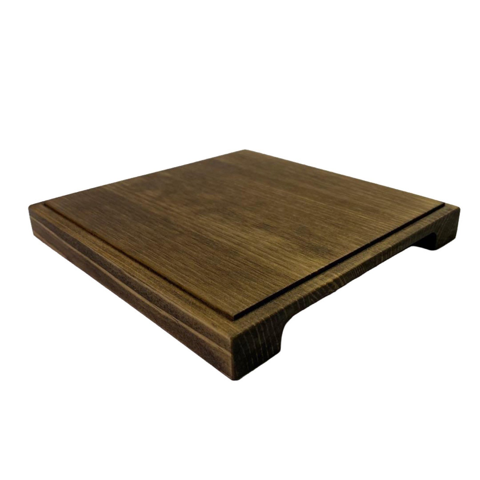 Handmade Wood Stand Base for ADA Neo Glass Air 150x150mm Ebony Finish