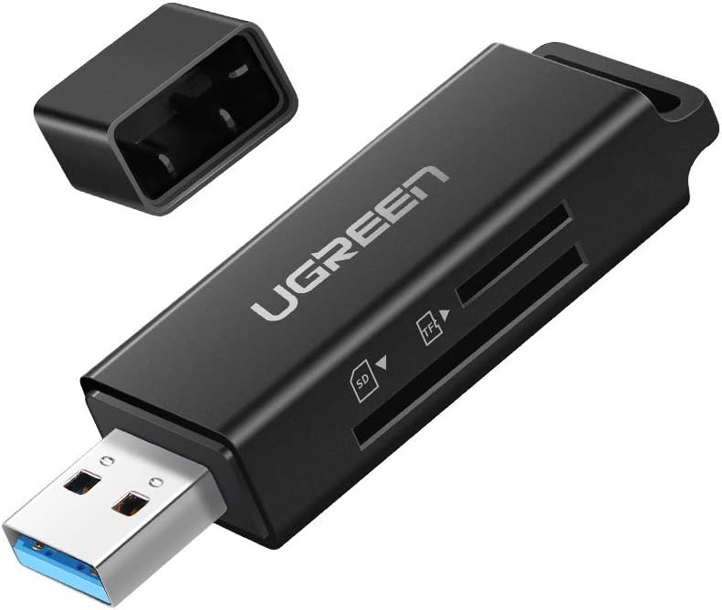 SD Card Reader USB 3.0 Dual Slot Adapter for TF SD Micro SD SDXC SDHC