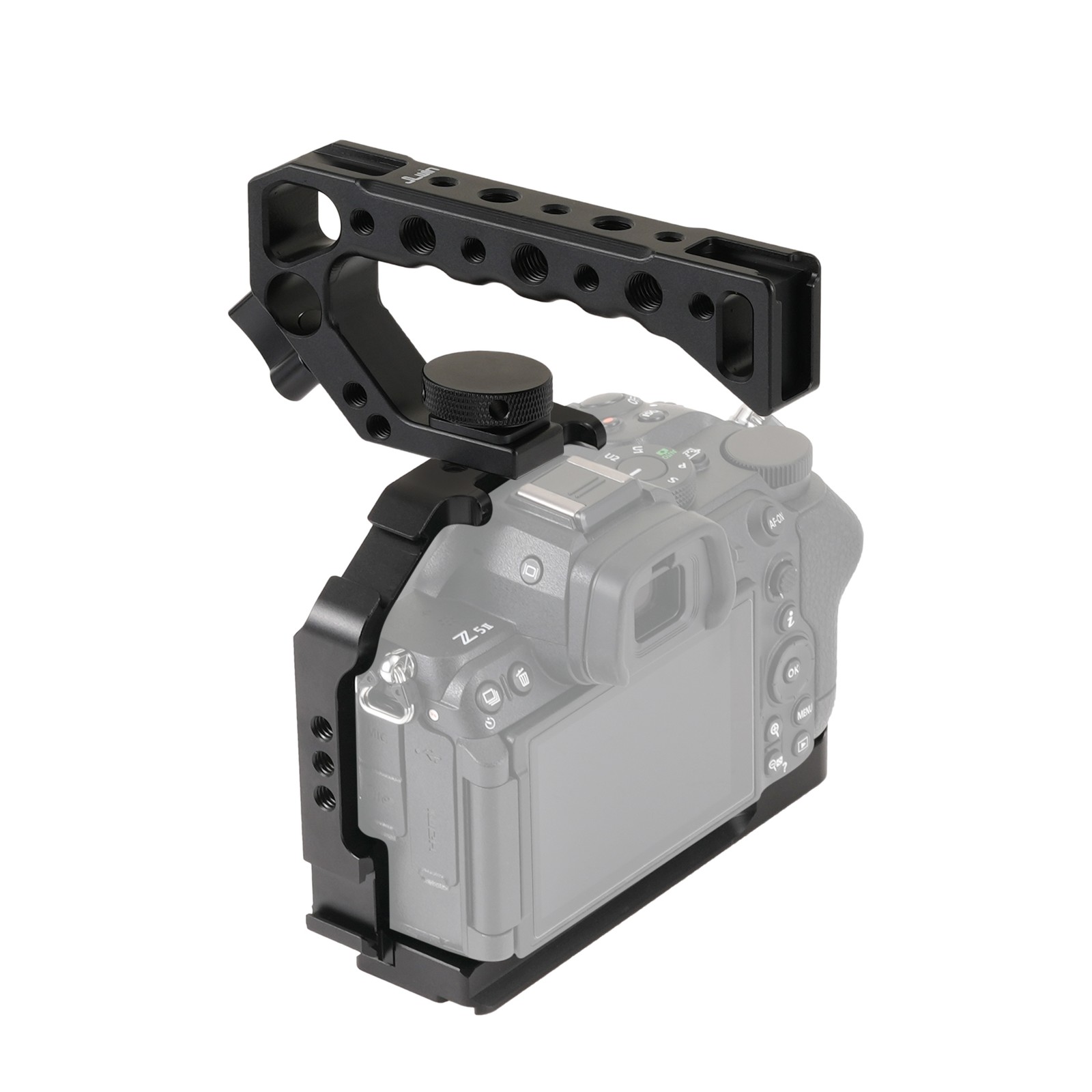 Higher quality Half Camera Cage Rig with Top Handle Grip for Nikon Z5 II Camera