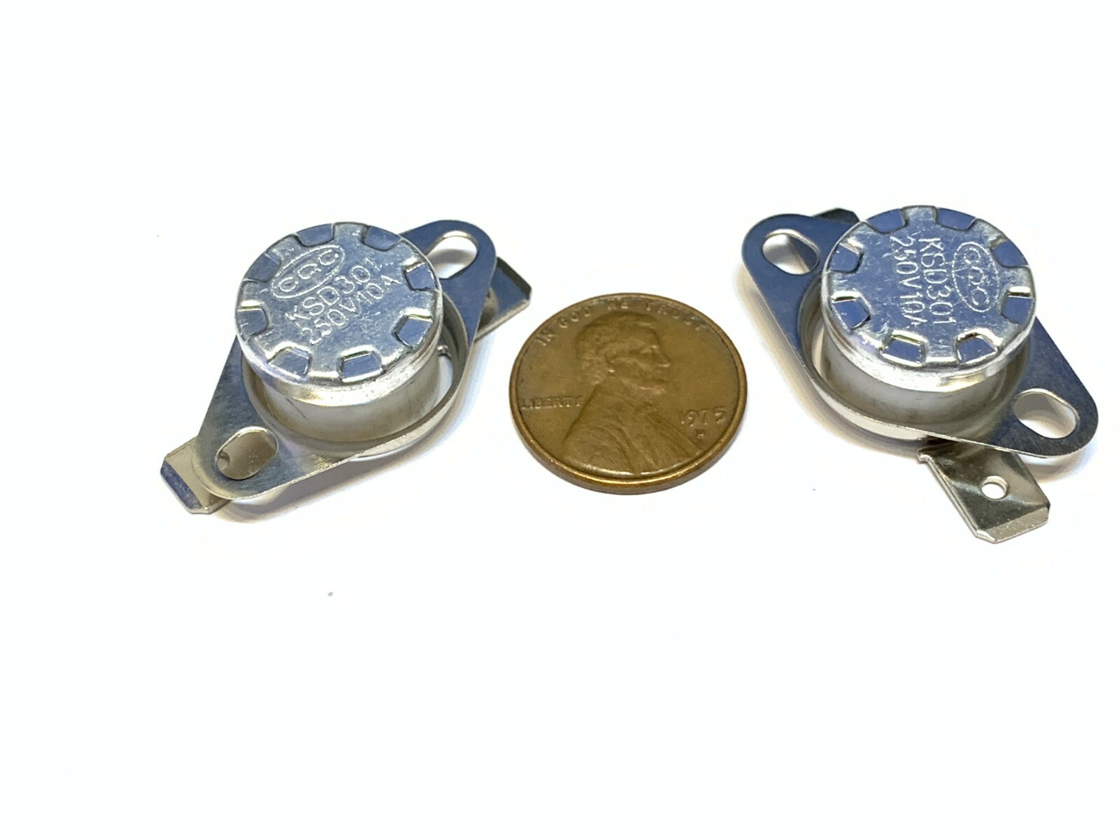 2 Pieces N/C 280ºC 536ºF normally closed Thermal NC Thermostat switch KSD301 A21