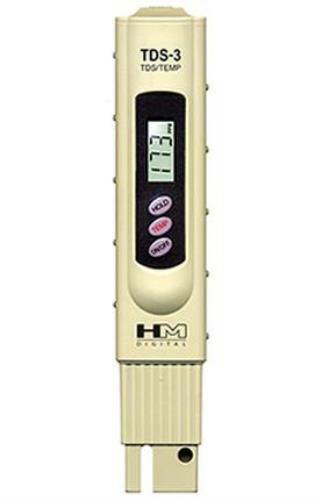 HM Digital TDS-3 Handheld TDS Meter With Carrying Case