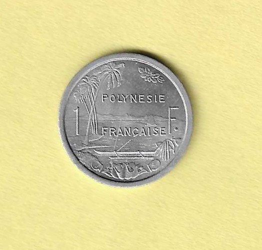 1965 French Polynesia 1 Franc AV.55