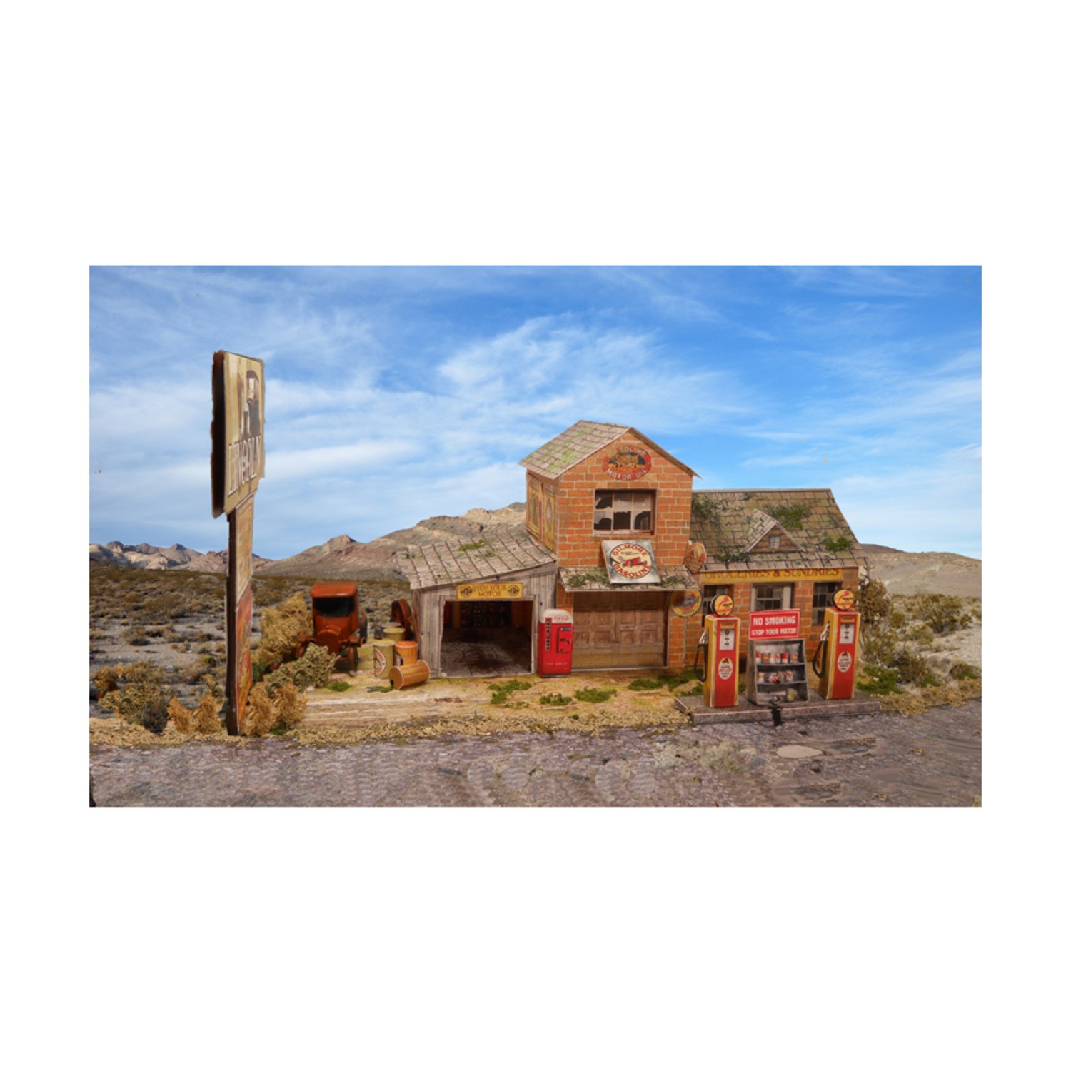 Reviresco Buildings & Terrain 28mm Haunted Garage Pack New