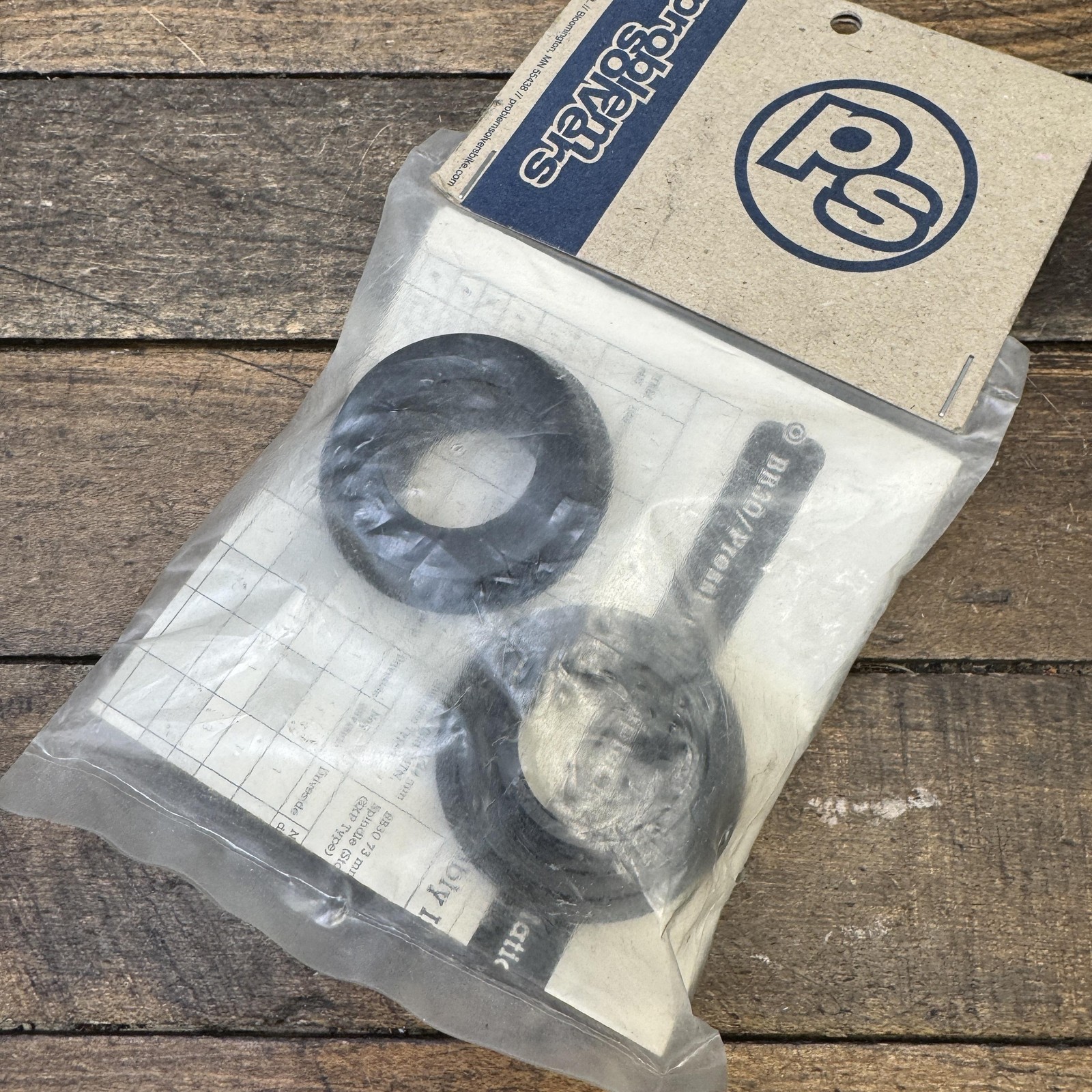 Problem Solvers Press-Fit BB-30 Bottom Bracket Spacer Kit PF30 CR0096 Black