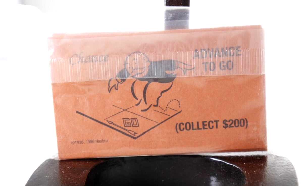 Sealed Monopoly Replacement Chance Cards 1996 Edition