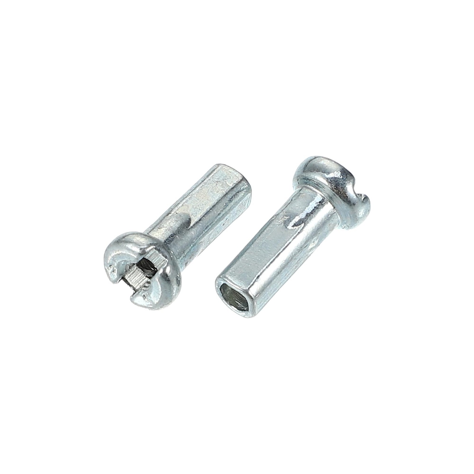 36 Pcs 14G J Bend 254mm x 2mm Bike Bicycle Spokes with Nipples Steel Silver Tone