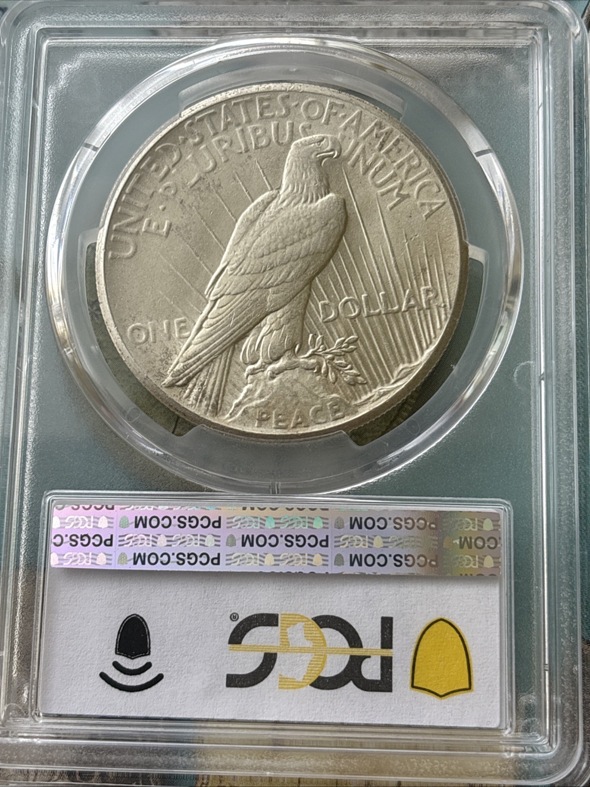 1927 Silver Peace Dollar 🇺🇸 PCGS AU 58 🔥 Better Date