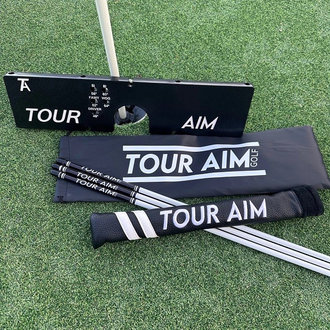 New Tour Aim Golf Tour Aim 2.0 w/ 3 Alignment Sticks & Headcover