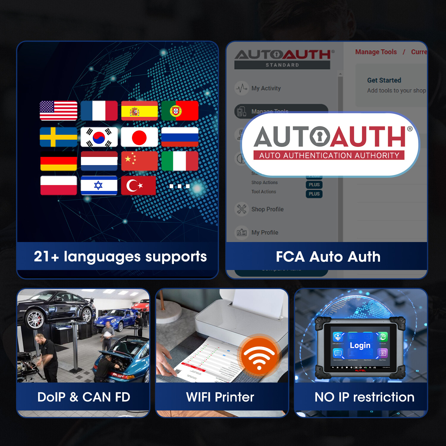 2024 Autel MaxiSys Elite II PRO as MS919 Diagnostic Scan Programming Key Coding
