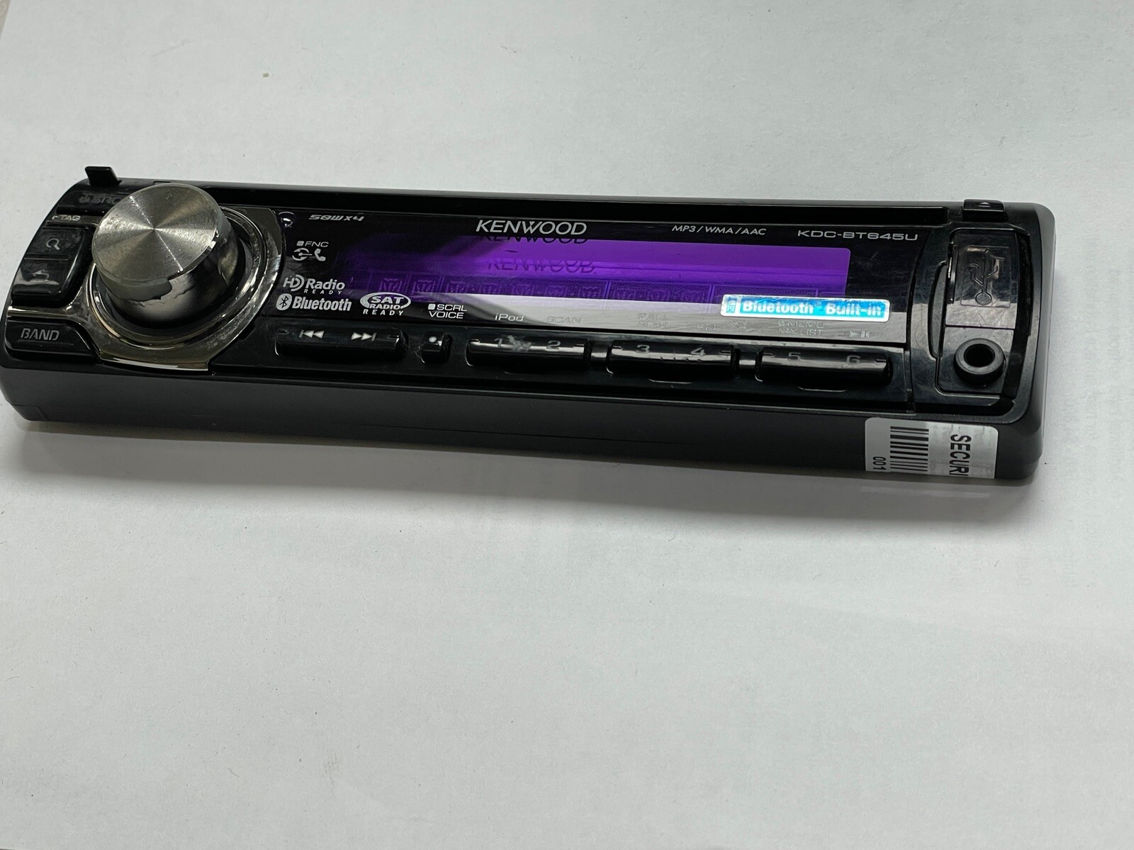 KENWOOD KDC-BT645U CAR STEREO ONLY KENWOOD KDC-BT645U FACEPLATE ONLY OEM🟠