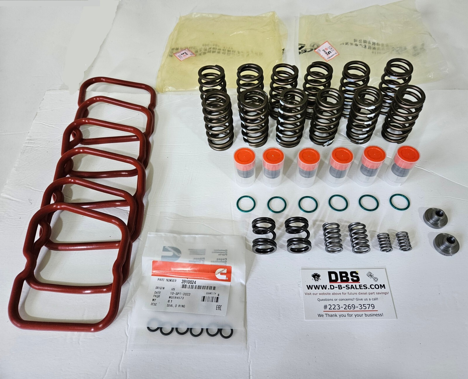 Custom 3/4k Governor Spring 60lb VALVE SPRINGS 191s KIT 5.9 12V 94-98 Cummins