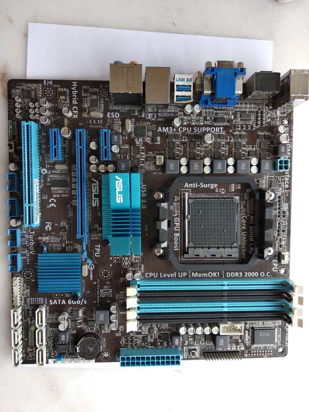 1PC used Asus M5A88-M AM3 + #kucun by DHL/Fedex shipping