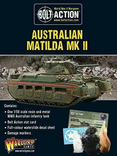 Warlord Games Bolt Action Miniatures Australian Matilda II infantry tank 4024150