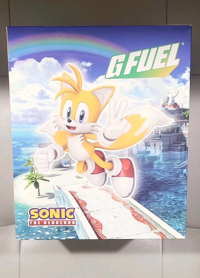 Limited Edition G Fuel Sonic the Hedgehog Tornado Collector's Box