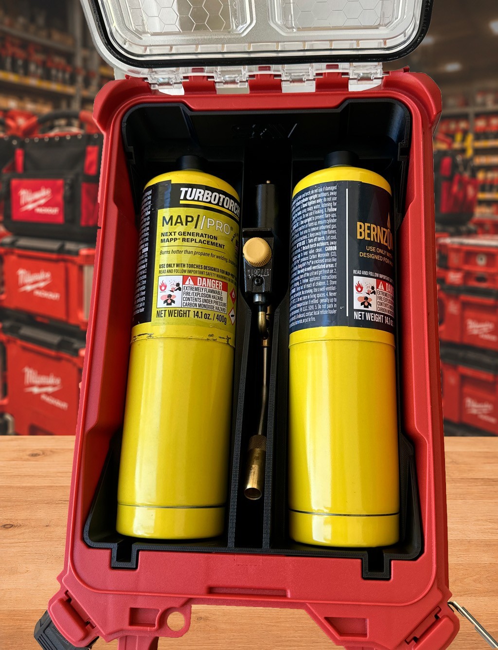 Insert Only for Bernzomatic Torch & 2 Cylinders | PACKOUT 48-22-843. Insert Only