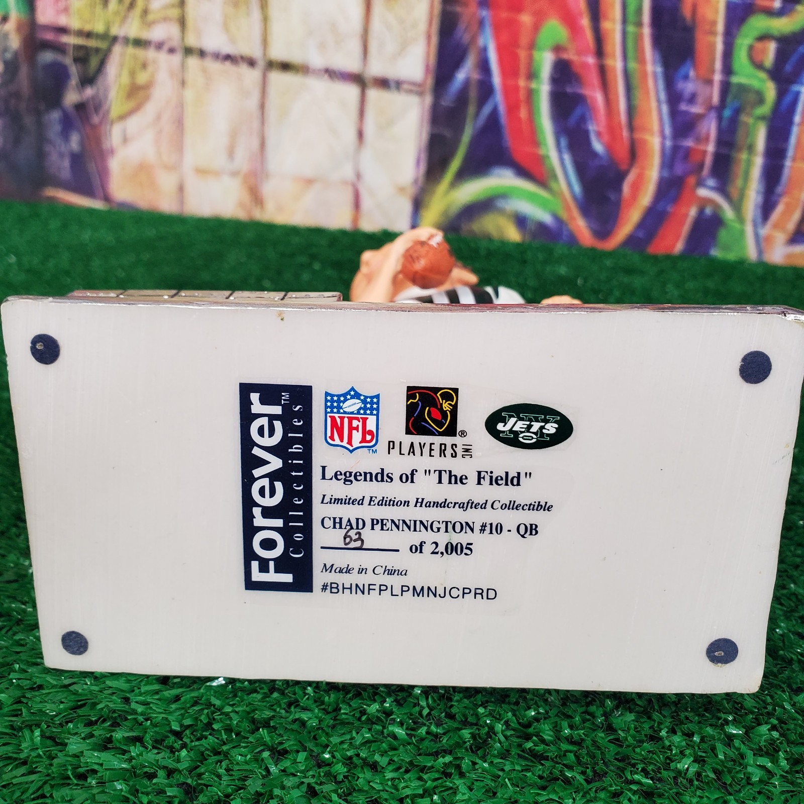 Chad Pennington NFL Bobblehead Player Platinum Series #/2005