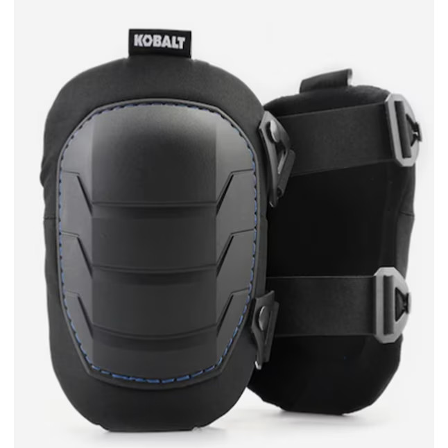 New Kobalt Knee Pads Adjustable Dual Elastic Hard Shell High Density Foam