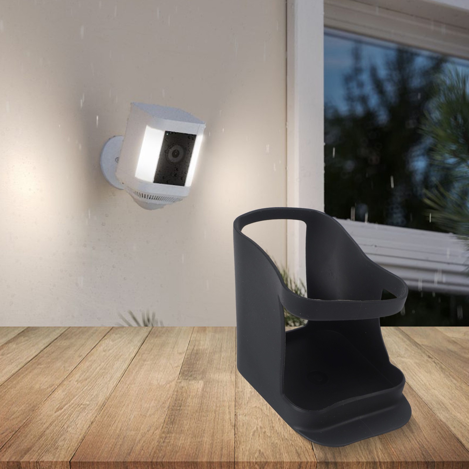 UV Resistant Silicone Cover For Ring Spotlight Cam ProCam Plus Security Camera