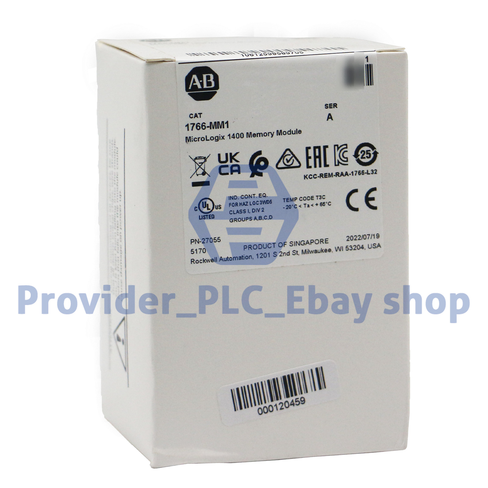 NEW Factory Sealed Allen-Bradley 1766-MM1 SER A MicroLogix 1400 Memory Module