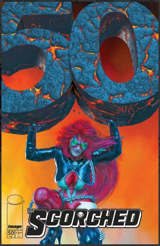 Scorched #50 (Spawn) Cover E (1:50) (Image, Mark Spears)
