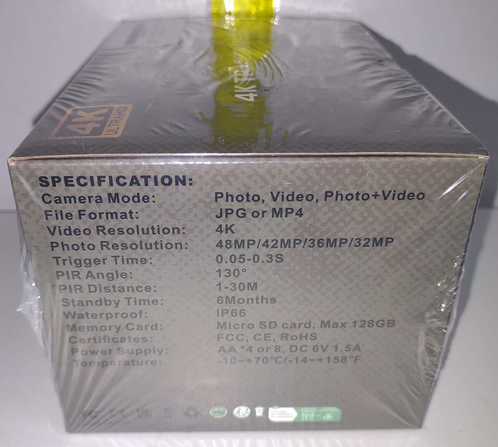 4K Trail Cam Sealed