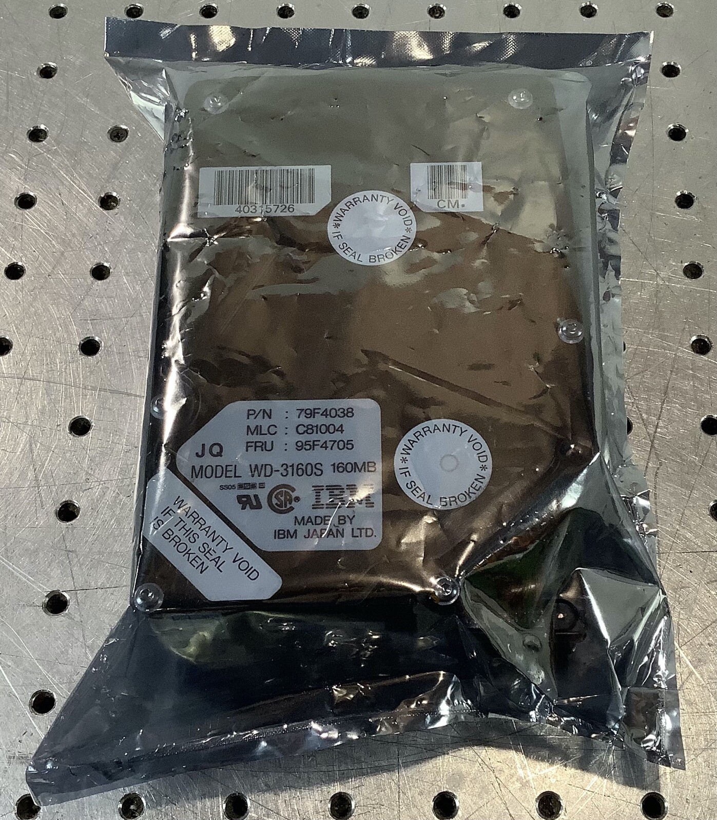 IBM WD-3160S 160MB Hard Drive