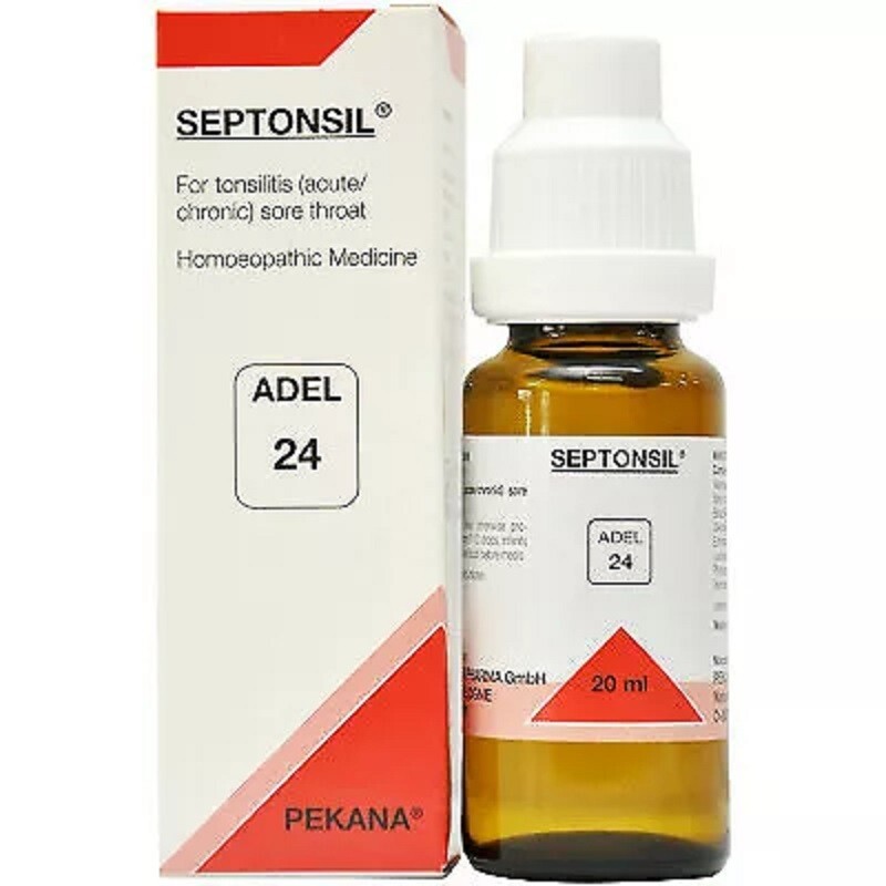 4 X Adel Pekana Adel 24 (Septonsil) (20ml) WORLD CLASS HOMEOPATHY