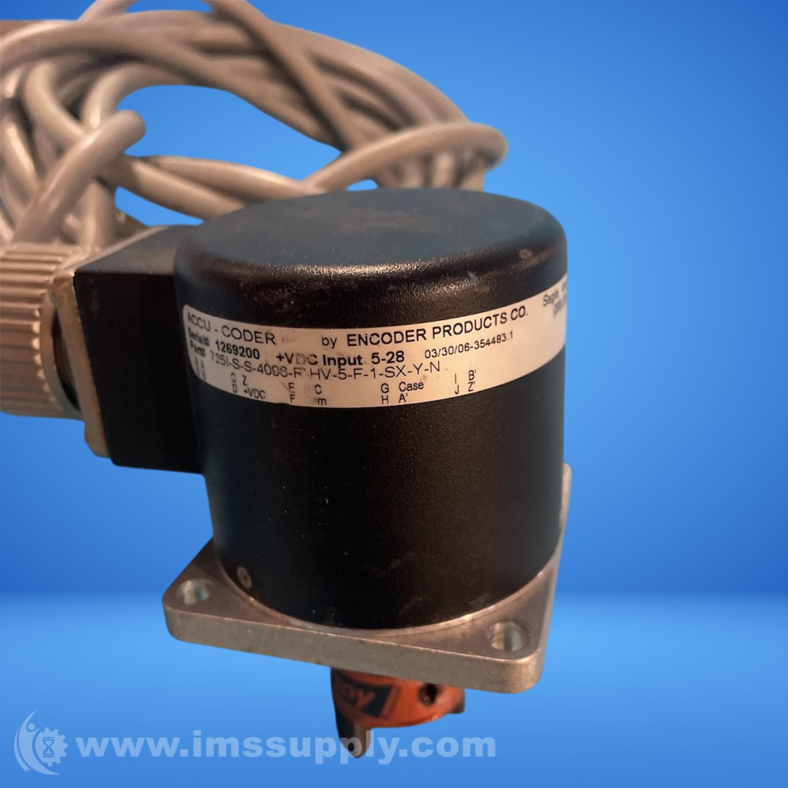 Encoder Products 7251-S-S-4096-R-HV-5-F-1-SX-Y-N Rotary Encoder 9982