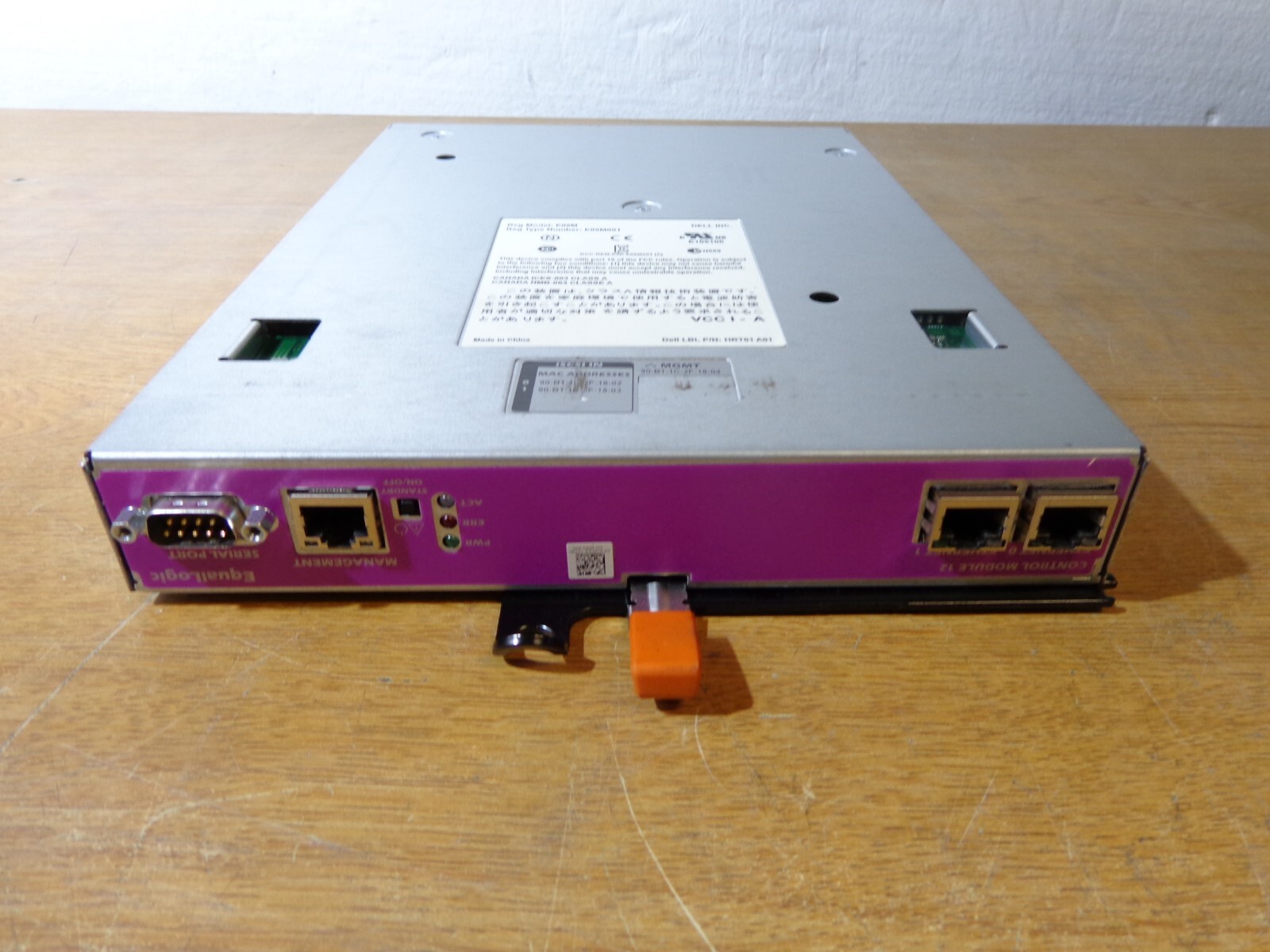 Dell 0Y4PDW EQUALLOGIC TYPE 12 ISCSI 1G PS4100 Controller Module E09M