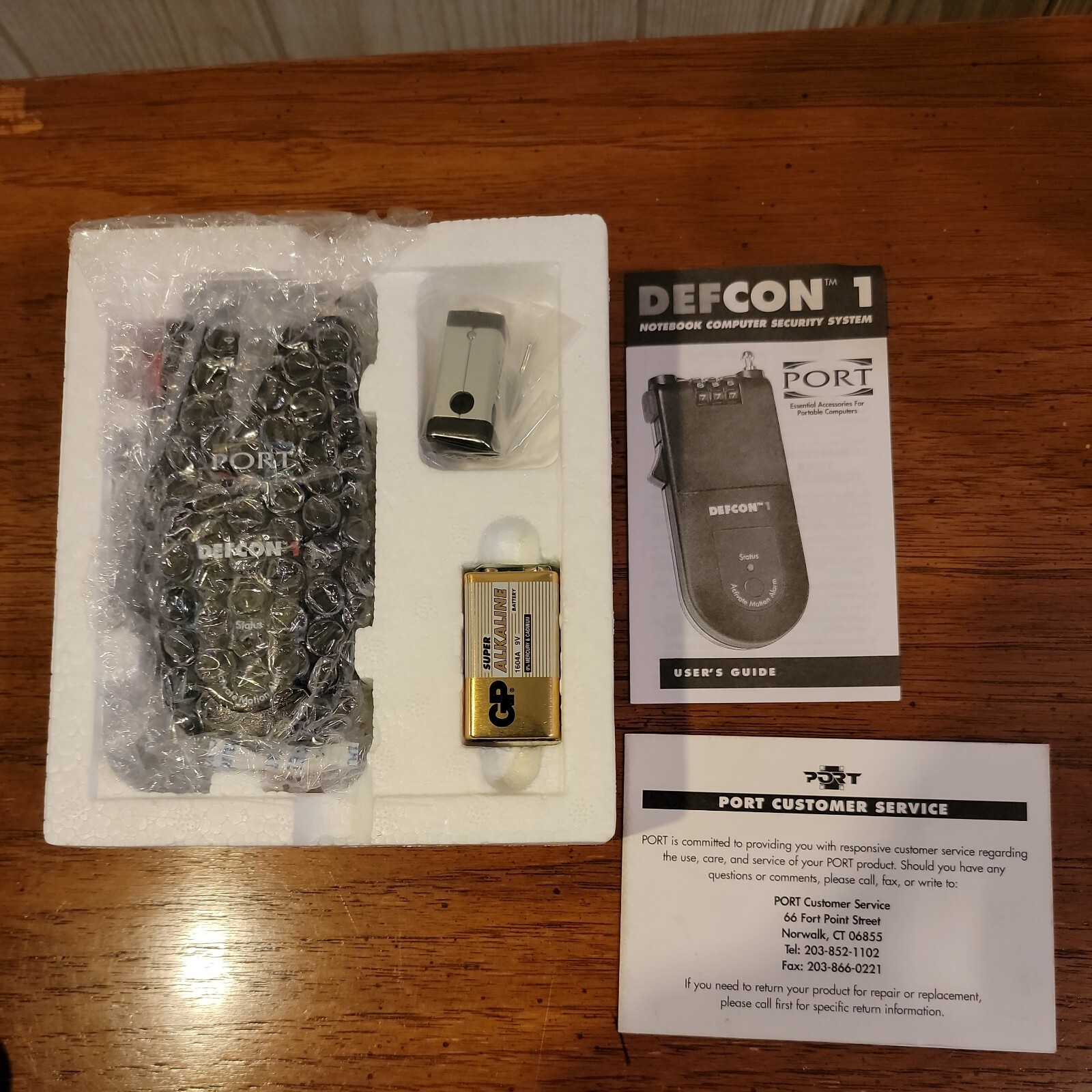 New in Box DEFCON 1 Notebook Computer Security System Alarm (SEL0400)