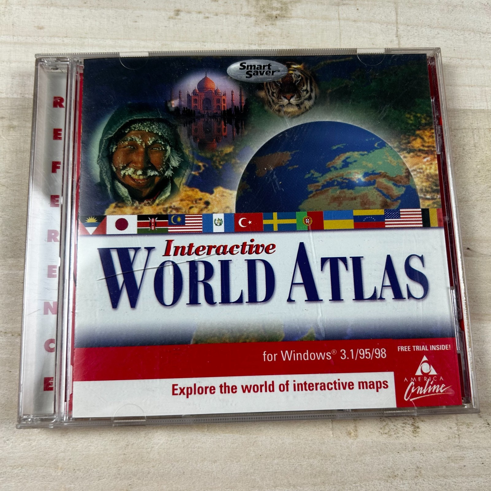Interactive World Atlas for Windows 3.1/95/98 Disc
