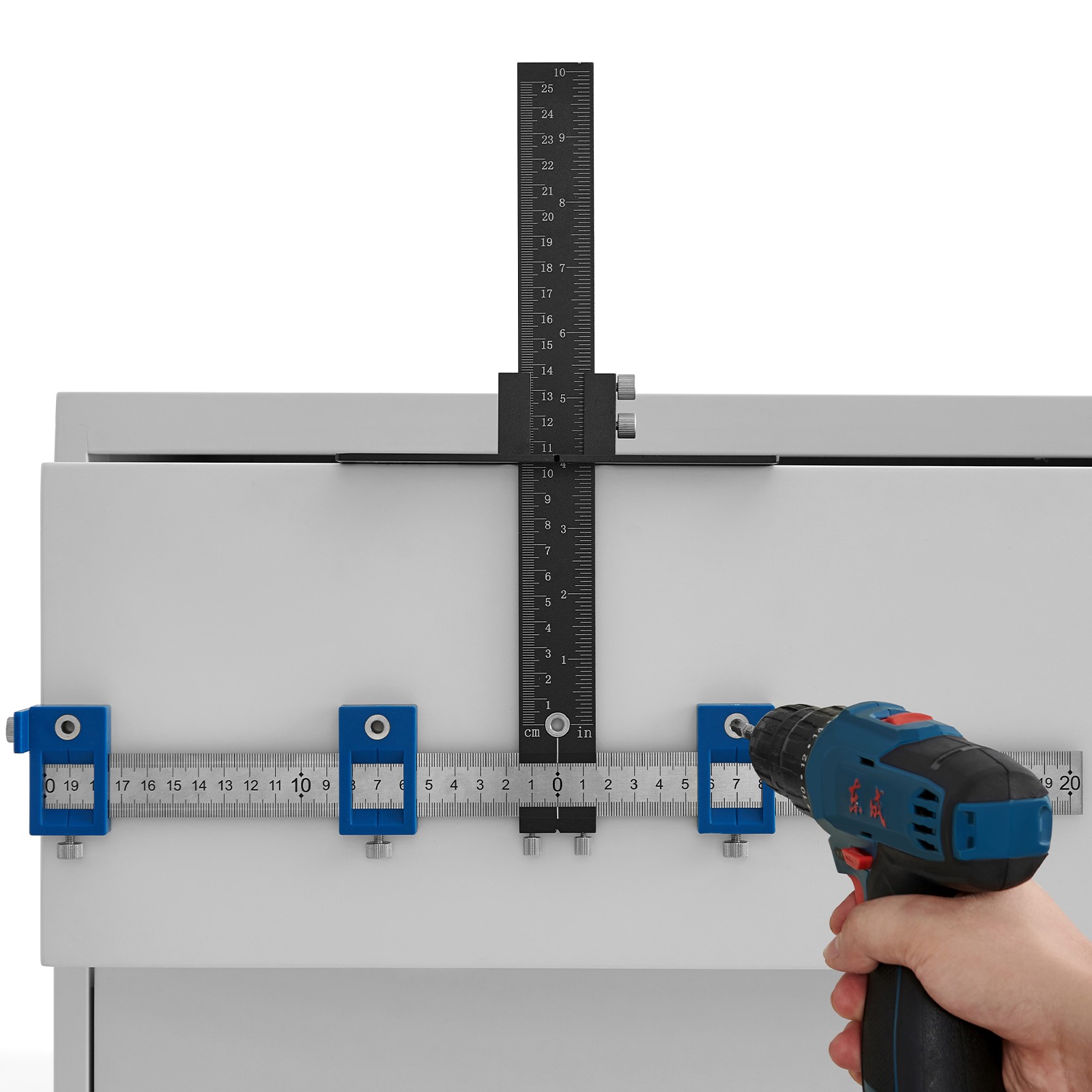 Uimoso Cabinet Hardware Jig Aluminum Alloy & Stainless Steel Cabinet Handle Jig