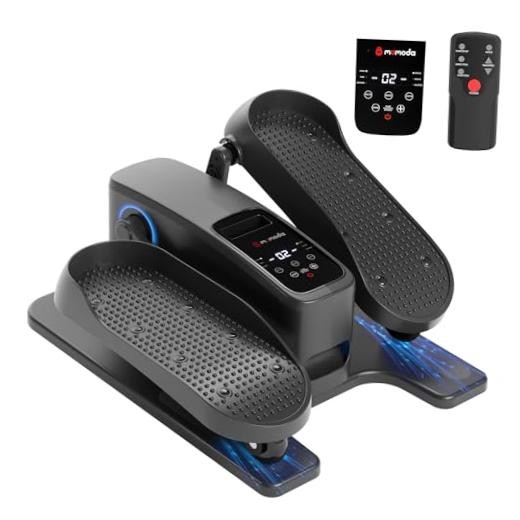 Under Desk Elliptical Machine, 2 in 1 Electric Seated Pedal Exerciser with 12
