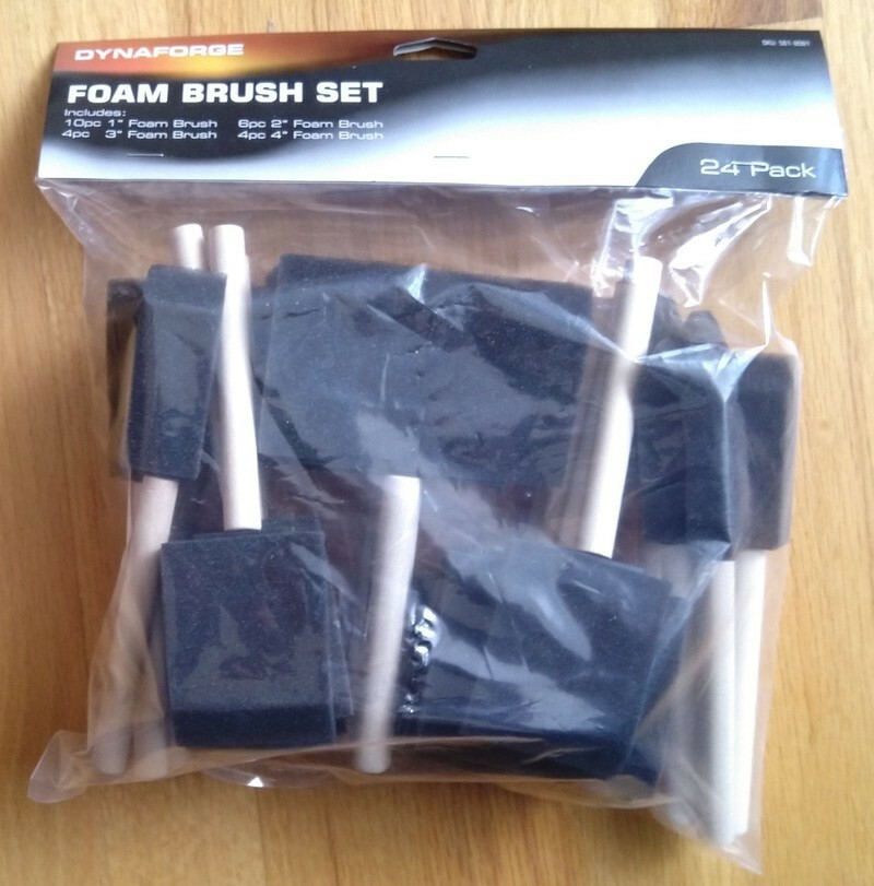 DYNAFORGE 24 Pack Foam Brush Set - NEW