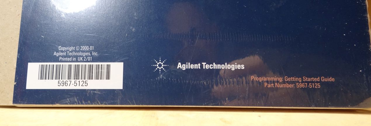 AGILENT 8960 WIRELESS COMMUNICATIONS TEST SET E5515 B-C-T PROGRAMMING GUIDE