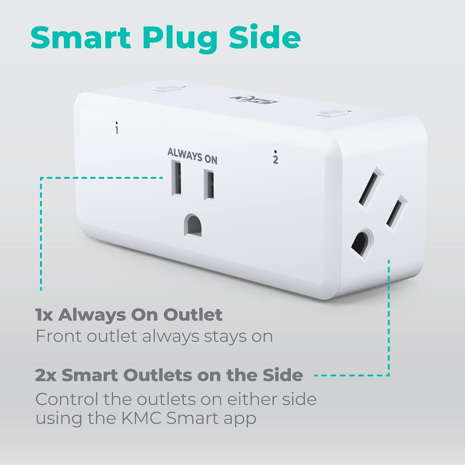 4-Pack Smart Plug Set - Independent Control & 3-Outlet Extender for Smart Homes