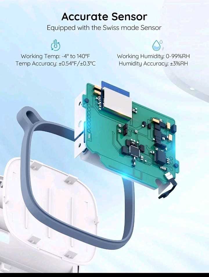 Govee WiFi Thermometer Hygrometer H5179, Smart Humidity Temperature Sensor