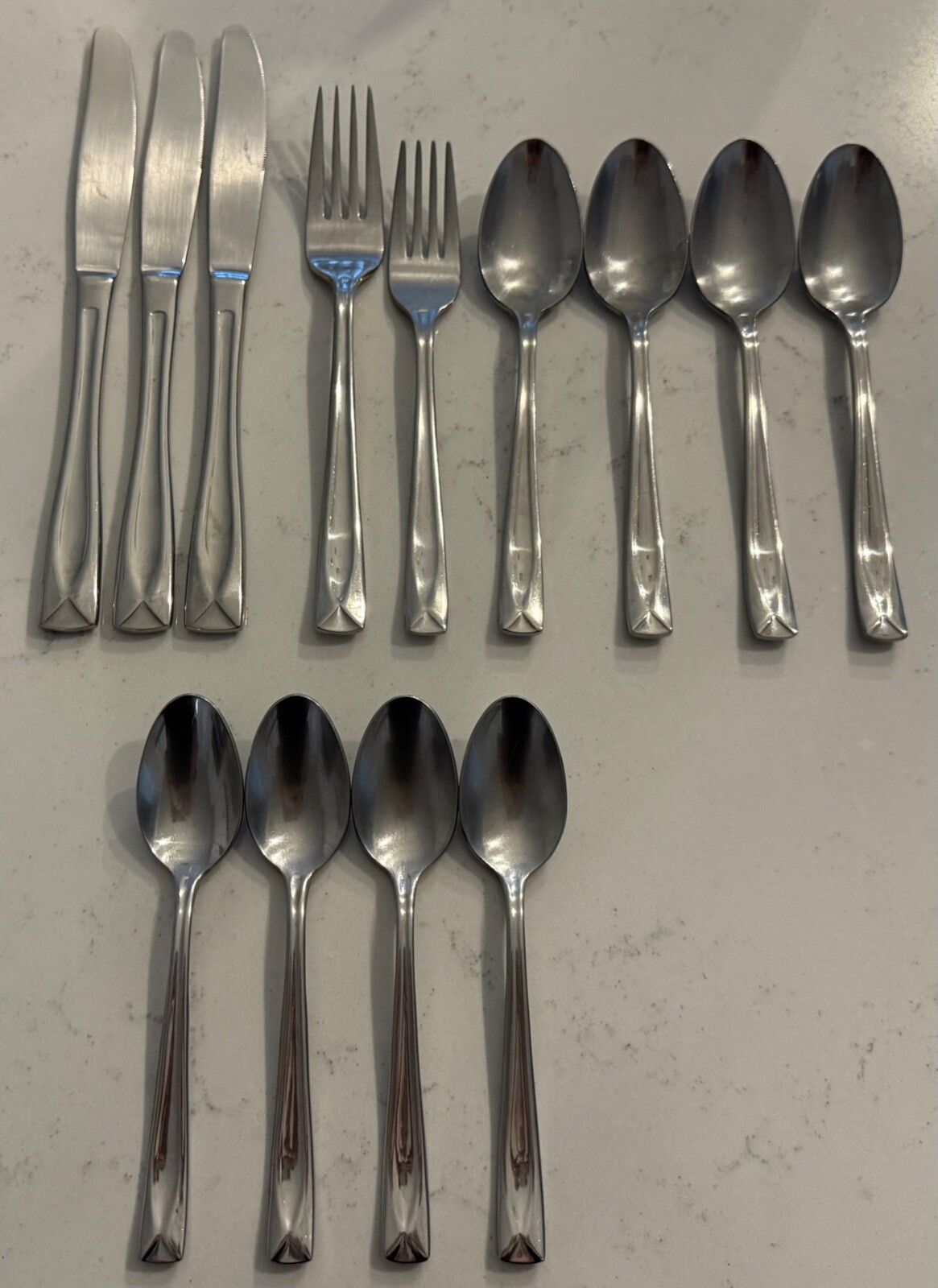 Oneida Lincoln Stainless Flatware 13 PC