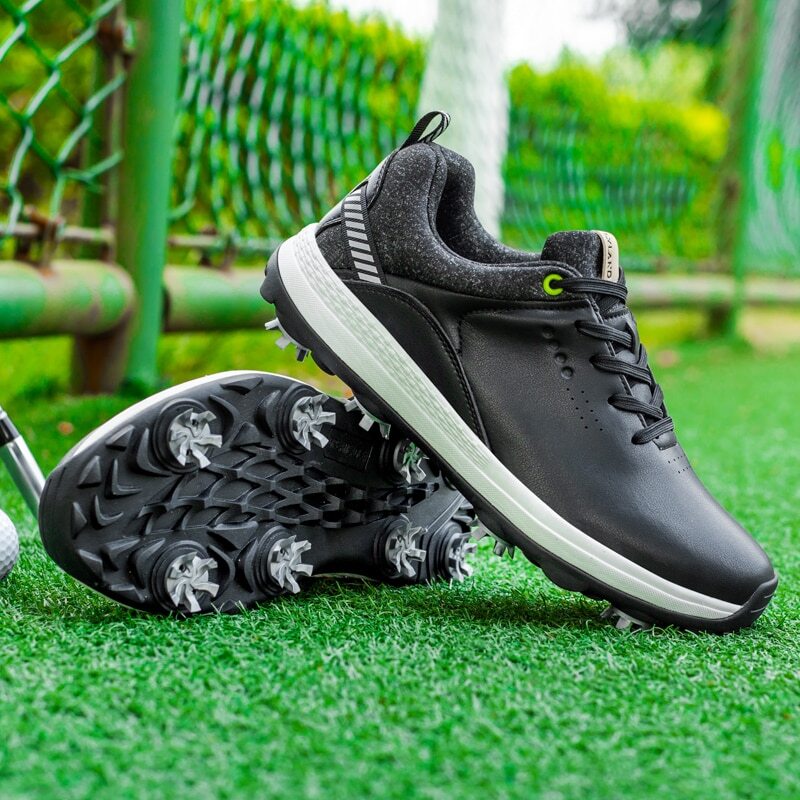 Waterproof Men's Golf Shoes Professional Golf Spikes Shoes Non-Slip Sneakers