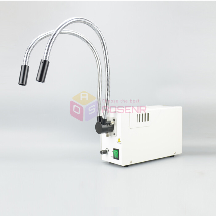 XD-301 150W Dual Metal Pipe Fiber Optic Halogen Cold Light Source Illuminator