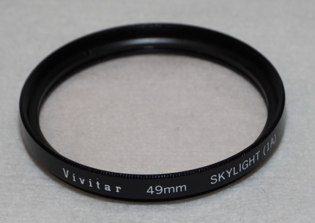Vivitar Skylight 1A 49mm Lens Filter Made in Japan