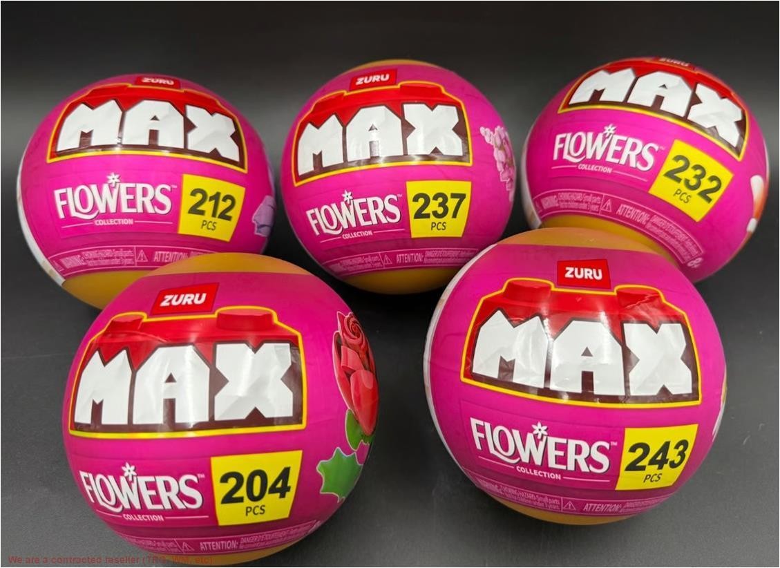 LOT OF 5!!!! MAX Build More Flowers Capsule - Long Flowers RANDOMLY CHOSEN