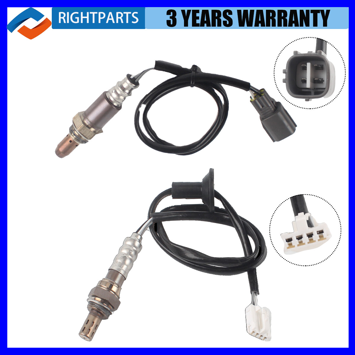 New 2PCS O2 Oxygen Sensors For TOYOTA RAV4 2004-2005 2.4L L4 Upstream+Downstream