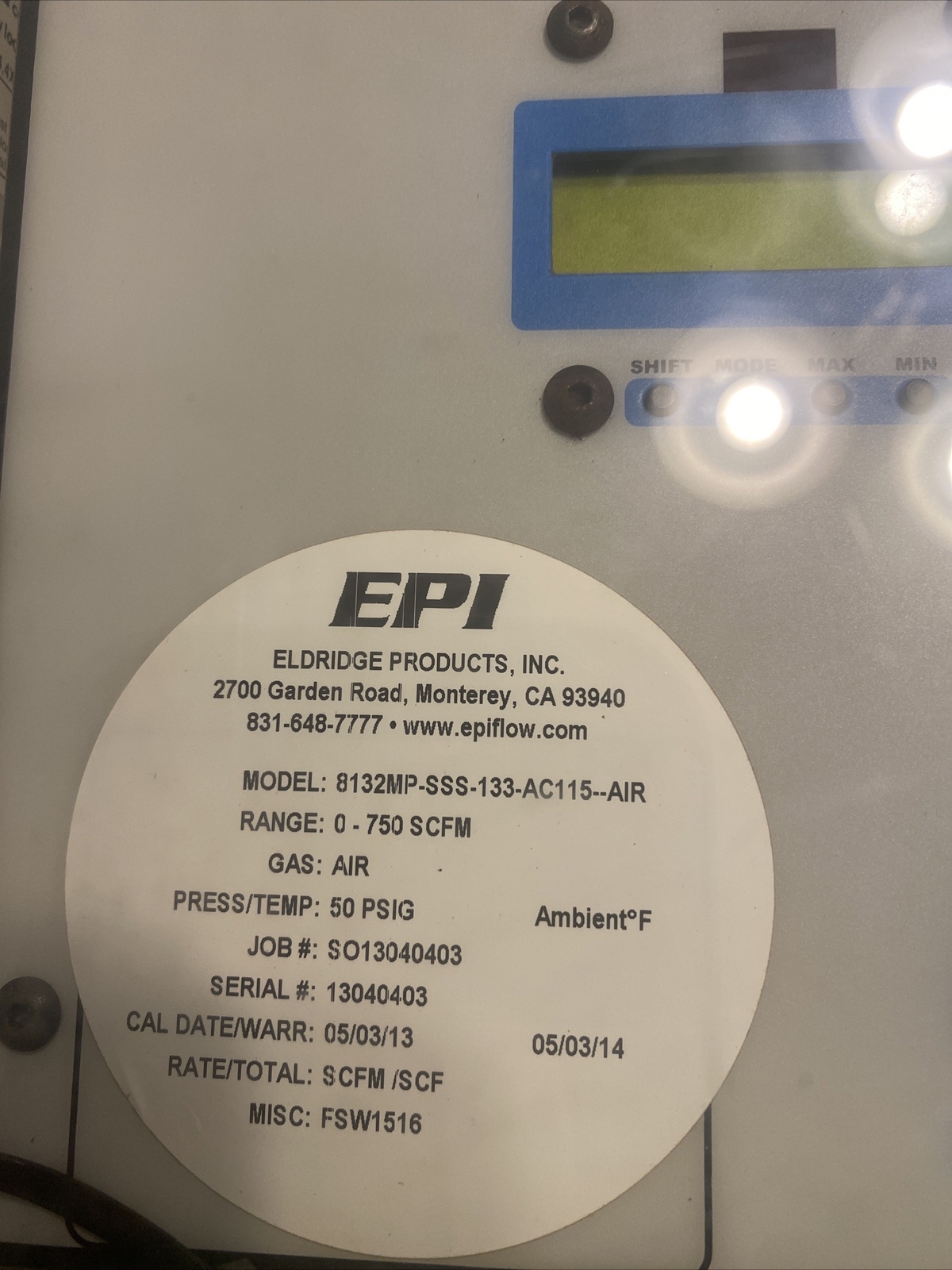 EPI Master-Touch Series Remote Electronics 8132-SSS-133-AC115