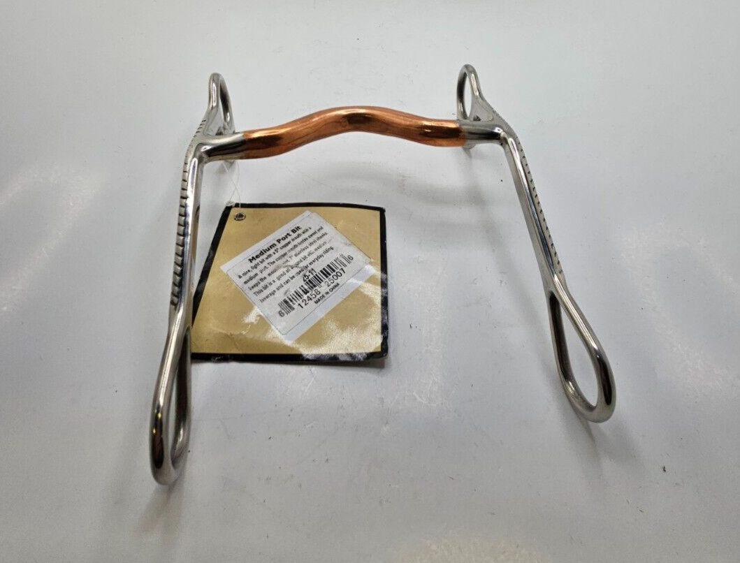 COLORADO SADDLERY CO. BITS 800.521.2465 MEDIUM PORT BIT 612458250076